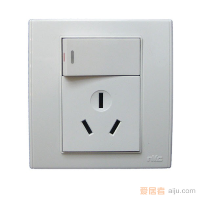 雷士16A三孔插座(带开关)K1B167产品价格_图片_报价_新浪家居网